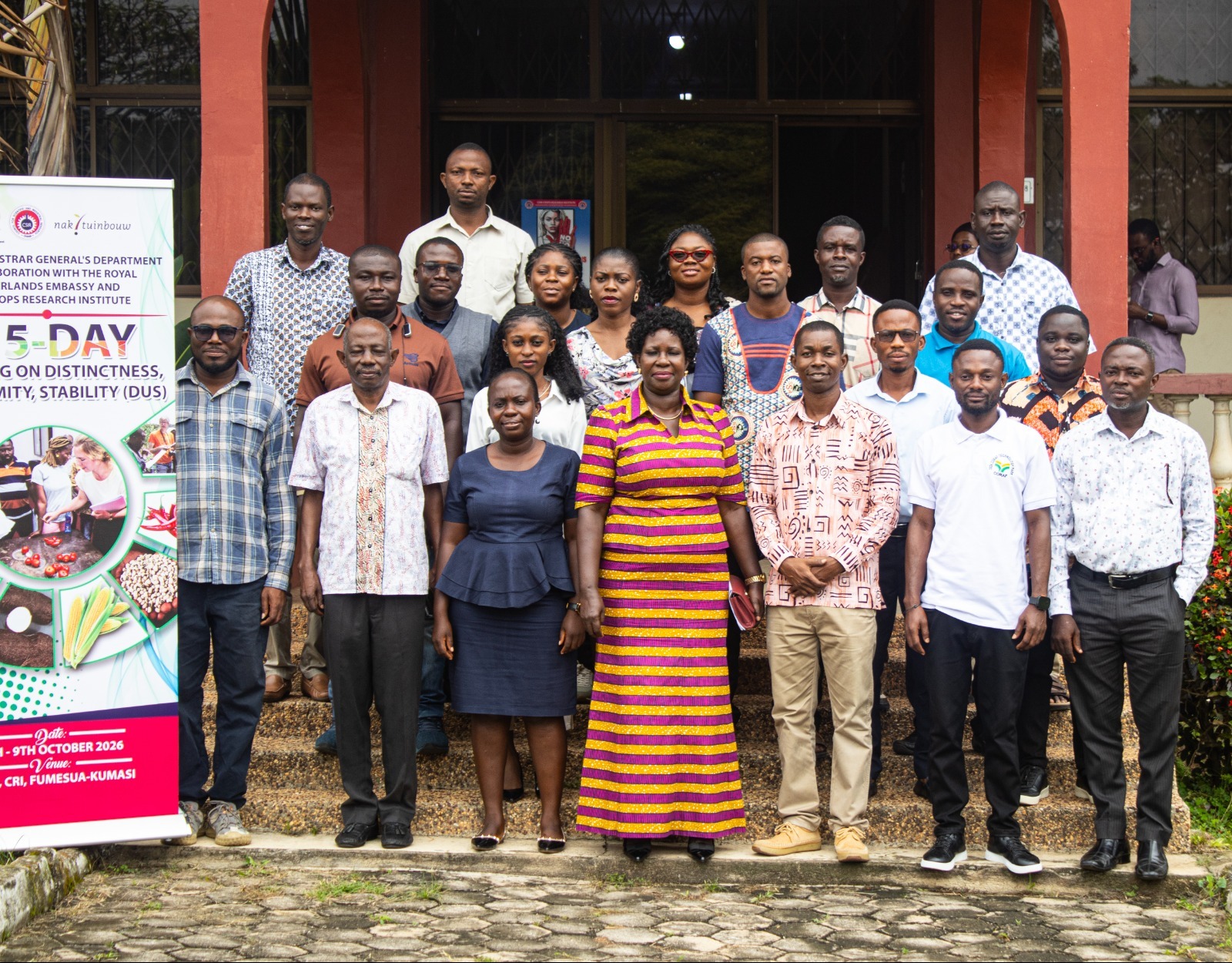 CSIR-CRI STRENGTHENS GHANA’S CAPACITY IN PLANT VARIETY PROTECTION THROUGH NATIONAL DUS TRAINING